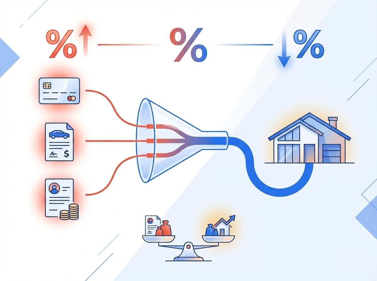 Debt Consolidation Through Mortgage Refinancing: Does It Make Sense?
